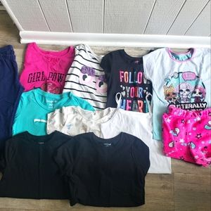 LOT OF 9 Girl Clothes Size 10/12